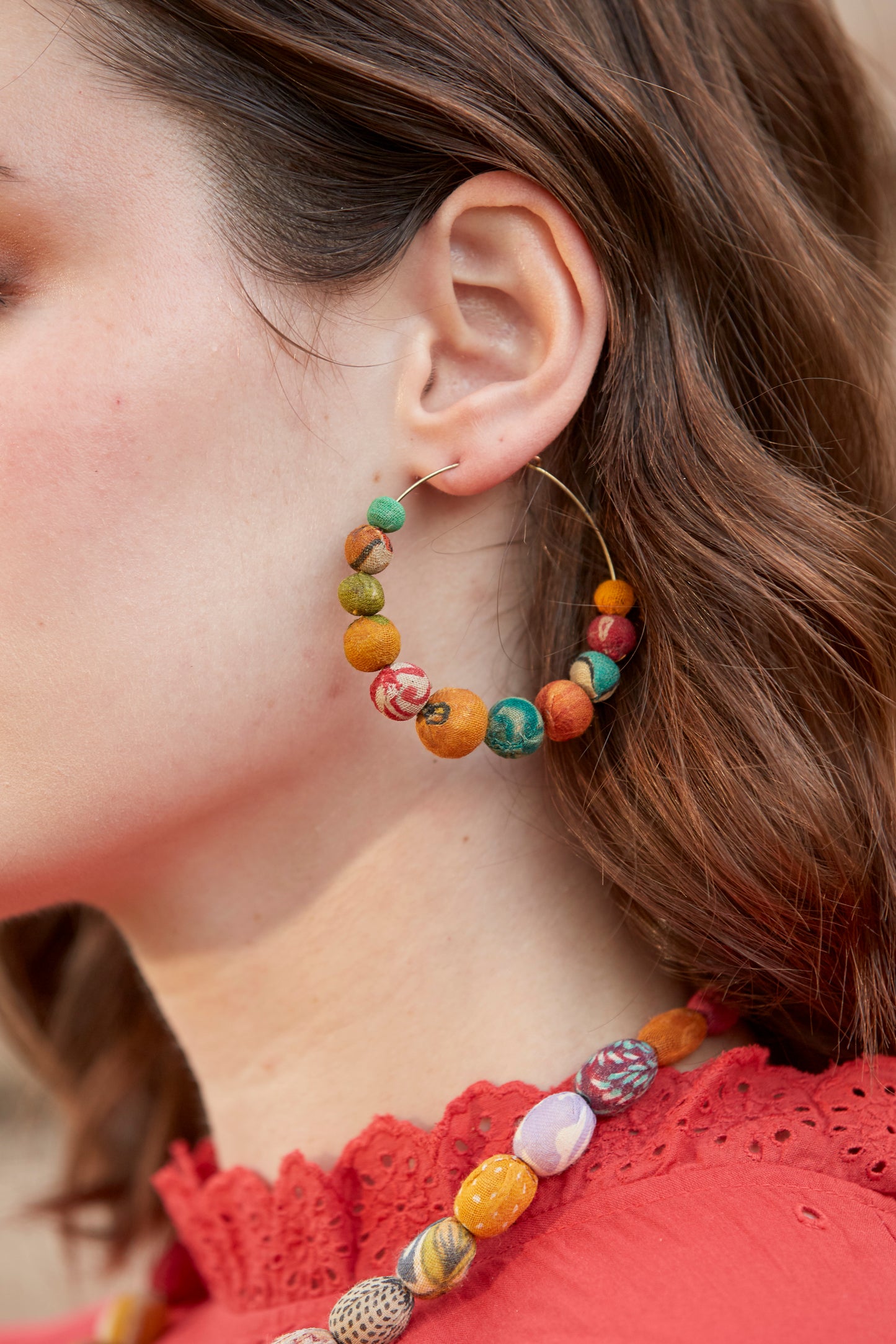 Kantha Graduated Hoops