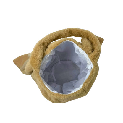 Furry Bunny Easter Egg Basket