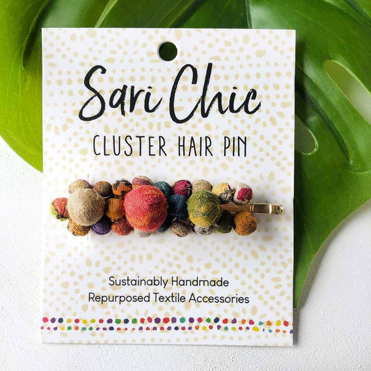 Kantha Cluster Hair Pin