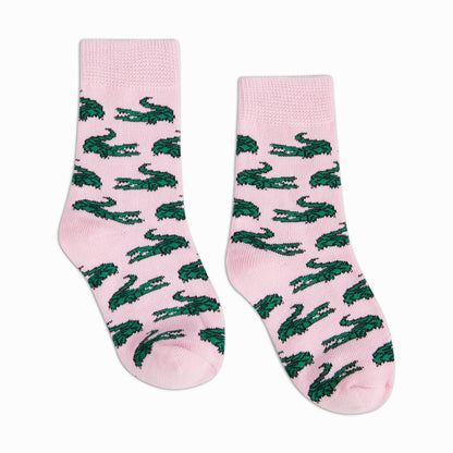 Bonfolk® Gator Pink Kids Socks