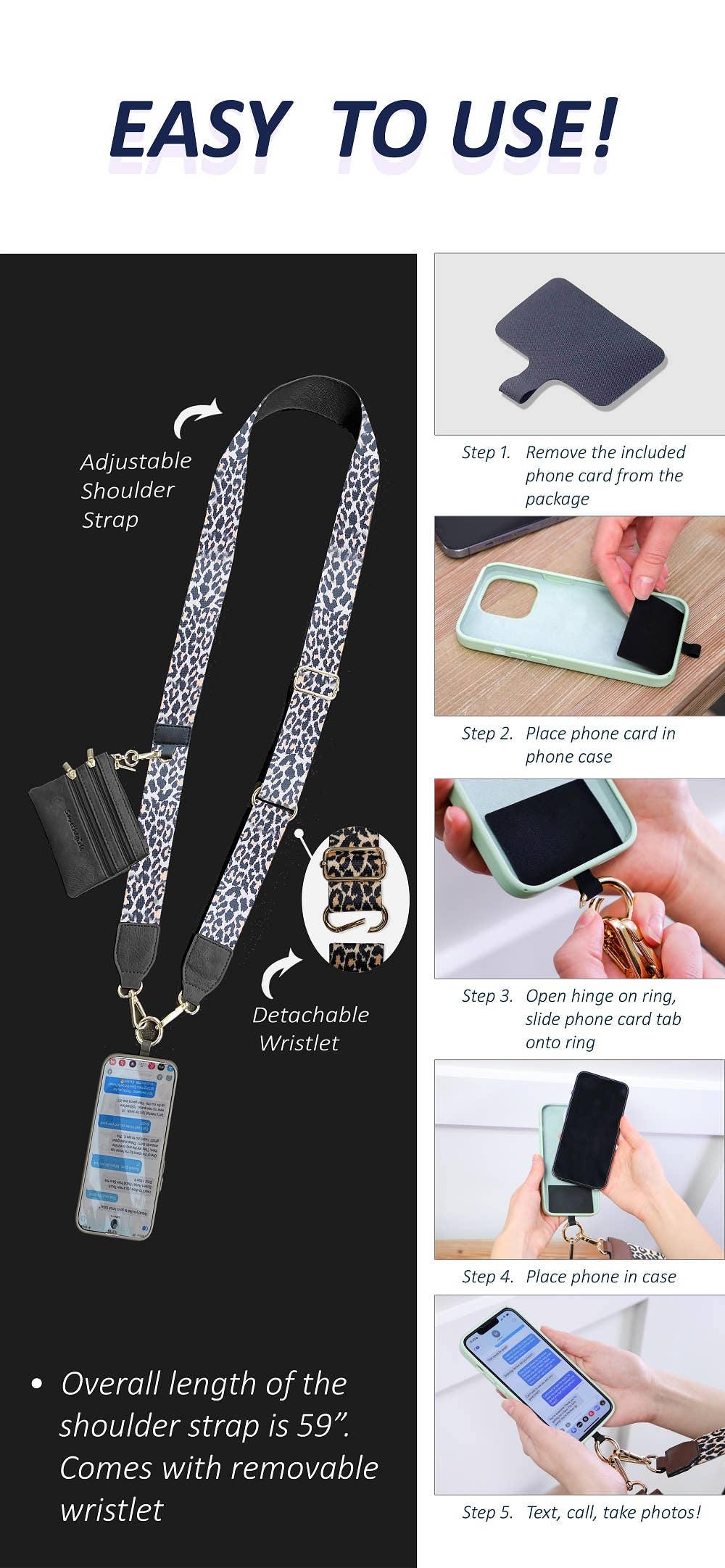 Clip & Go Strap with Pouch