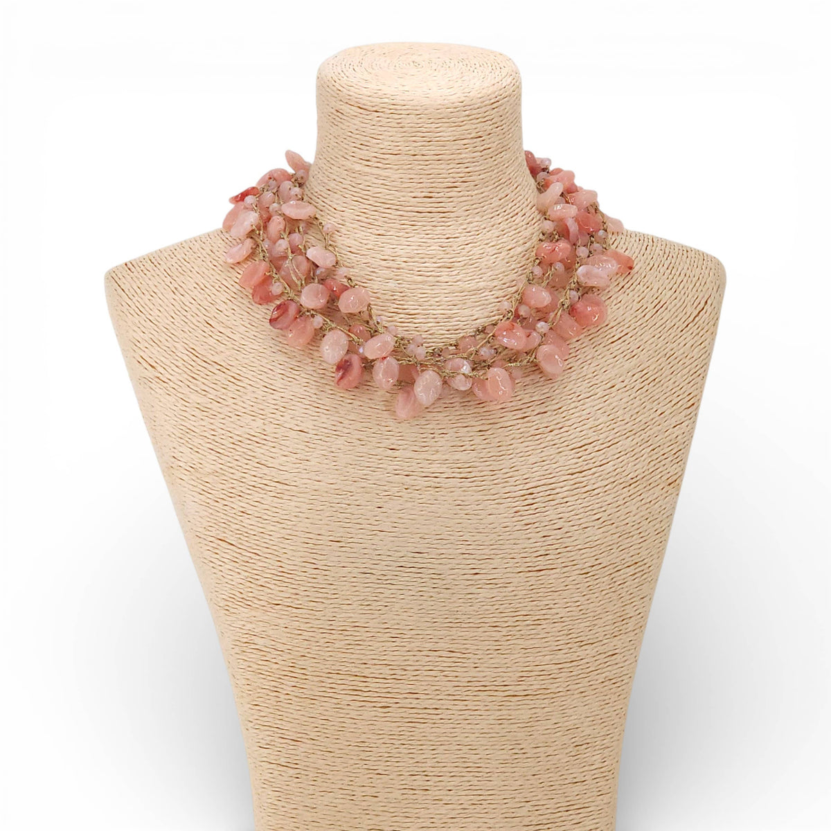 Pink Beaded Necklace
