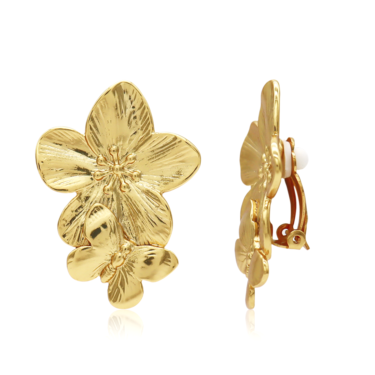 Bloom Clip On Earrings