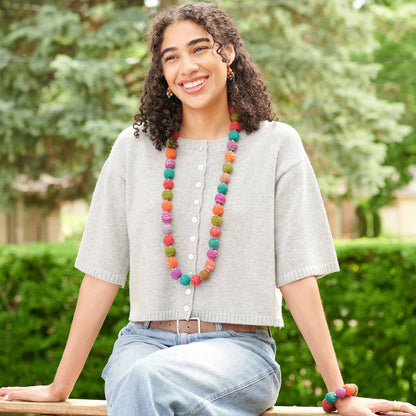 Threaded Kantha Harvest Necklace