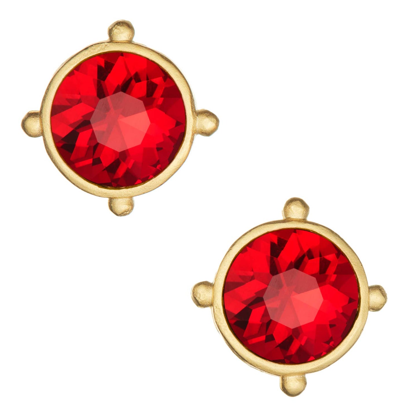 Crystal Round Studs