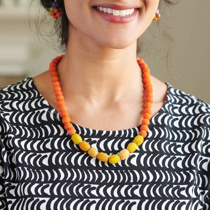 Kantha Couplet Necklace