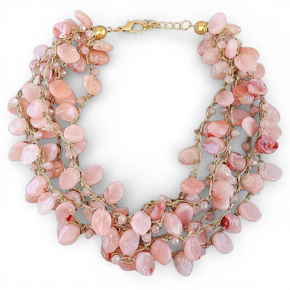 Pink Beaded Necklace