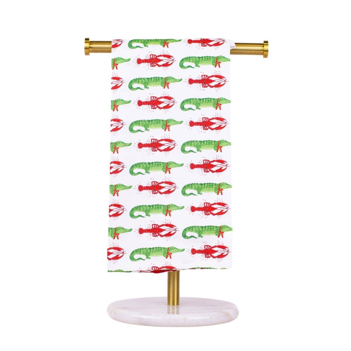 Cajun Christmas Hand Towel