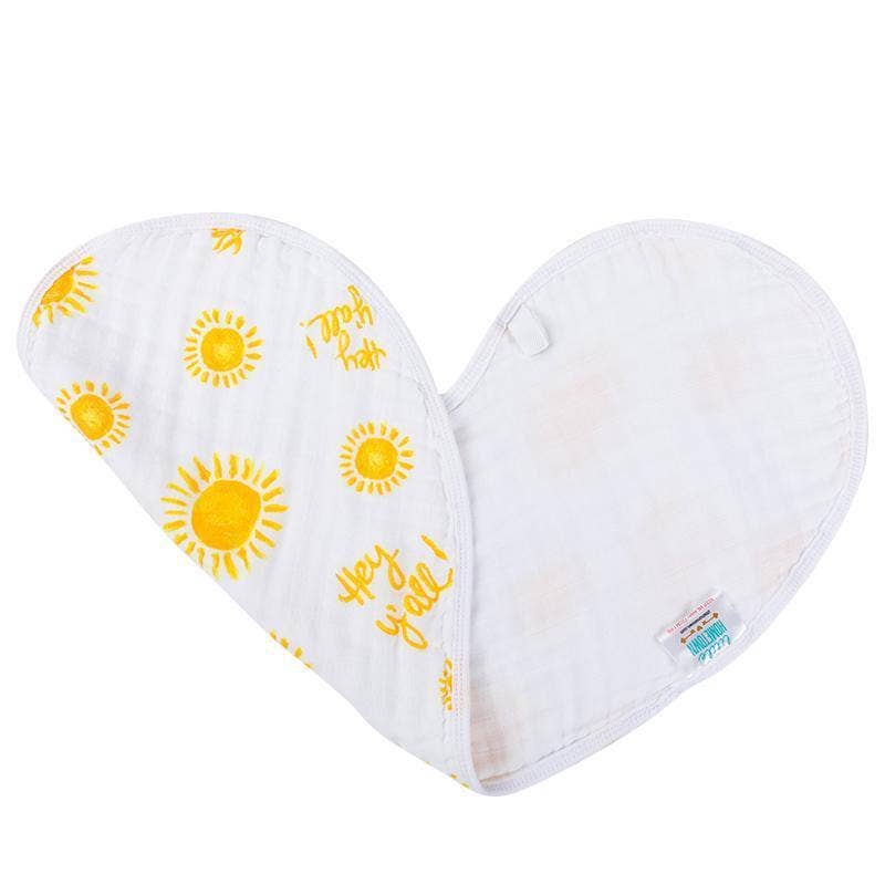 Hey Ya'll! Baby Burp Cloth and Bib Combo