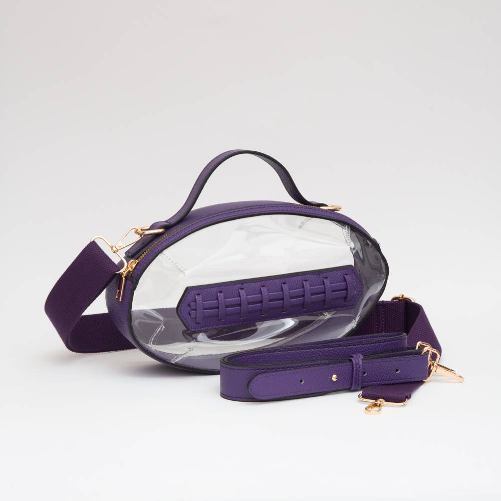 Football Style Clear Bag