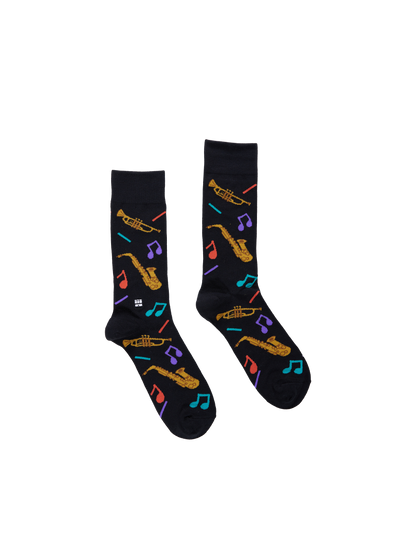 Jazz Black Socks