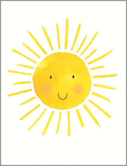 Smiling Sun - Thinking of You Greeting Card