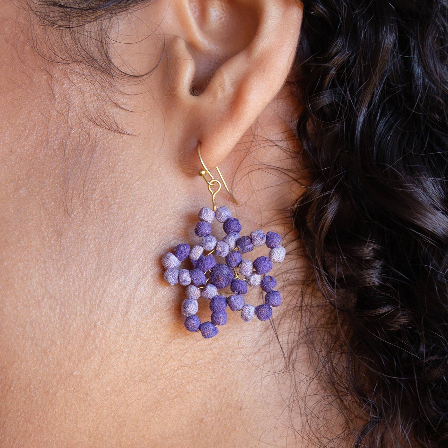 Kantha Fleur Earrings