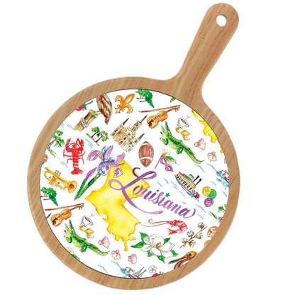 Louisiana Bamboo Cheese Board