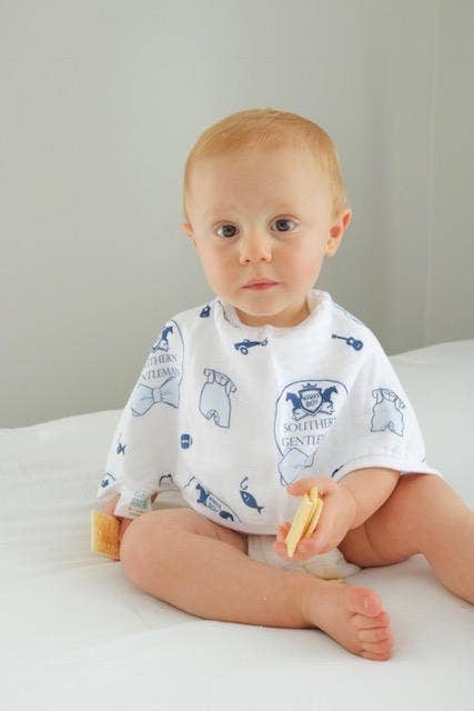 Southern Gentlemen Burp and Bib Cloth