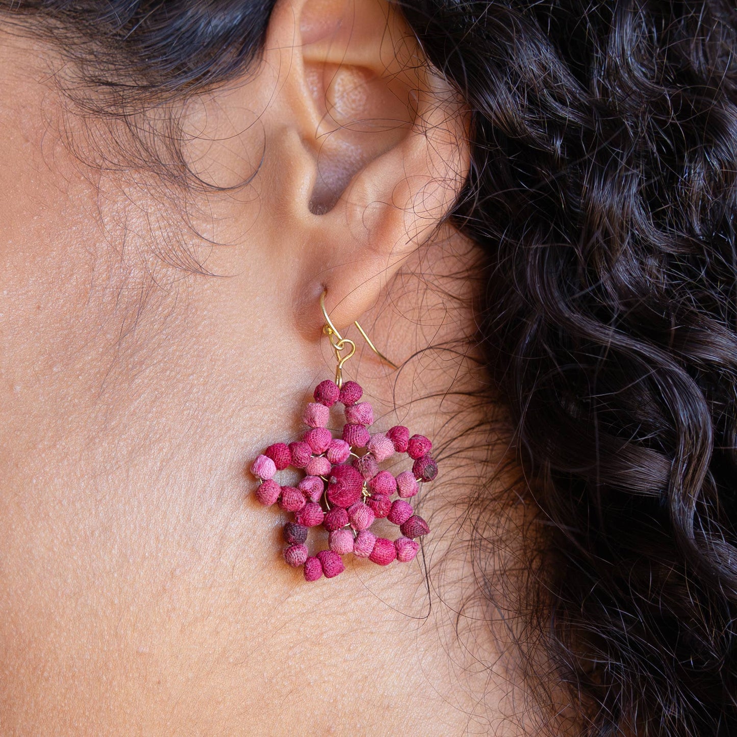 Kantha Fleur Earrings