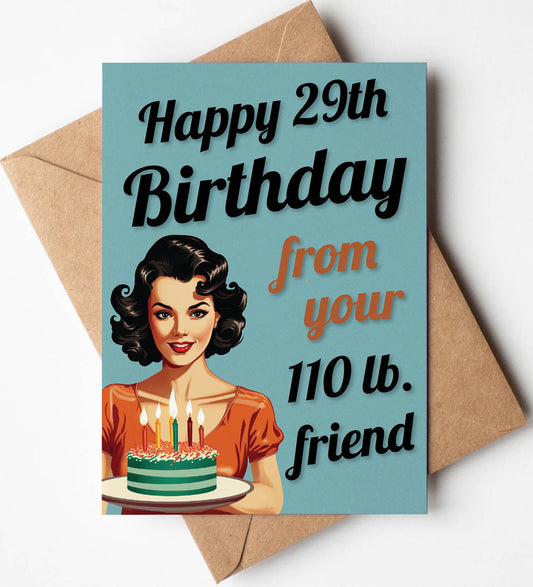 Another Year, Another Fabulous Fiction Birthday Card