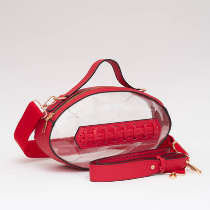 Football Style Clear Bag