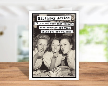 Exercise App Birthday Card