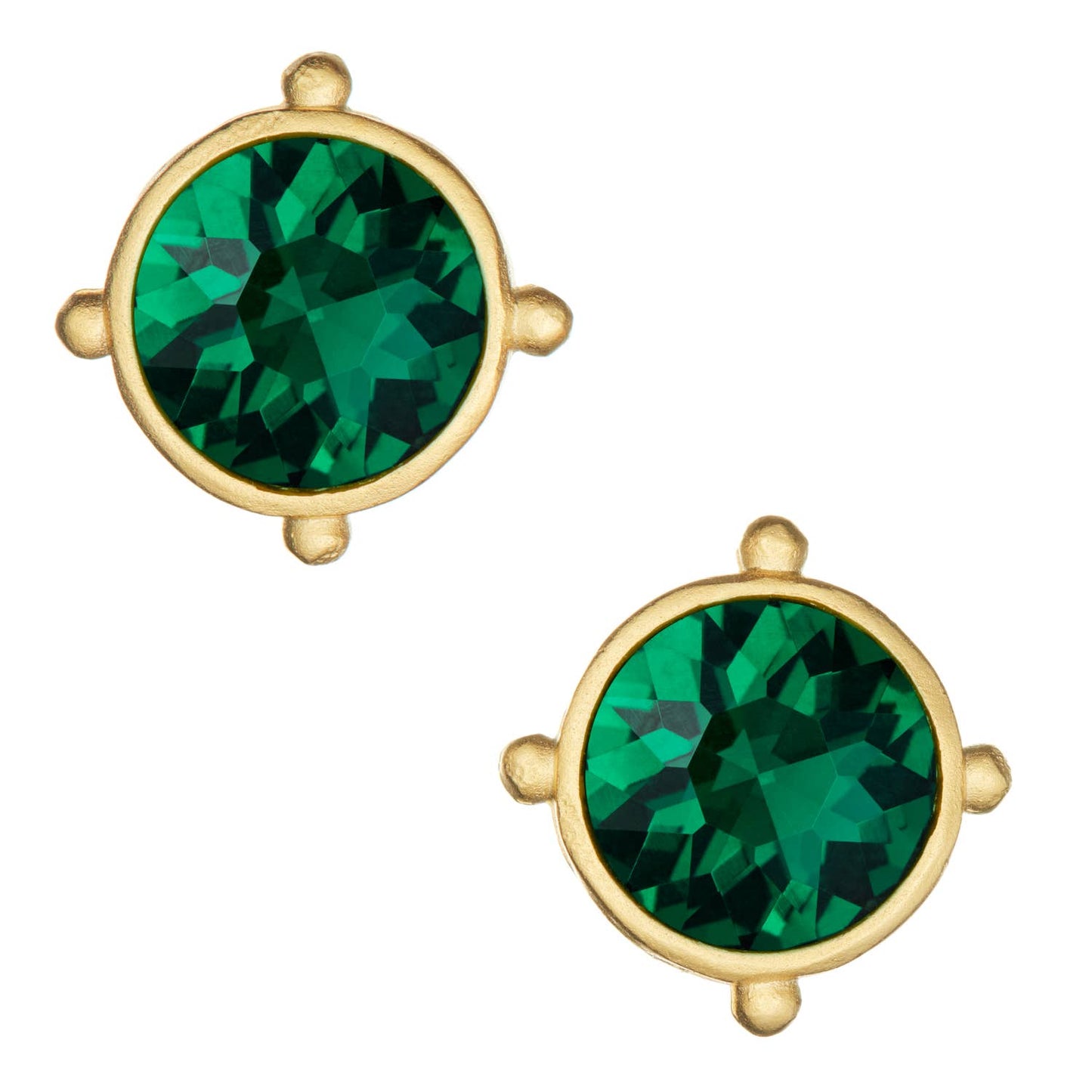 Crystal Round Studs
