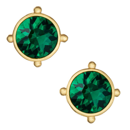Crystal Round Studs