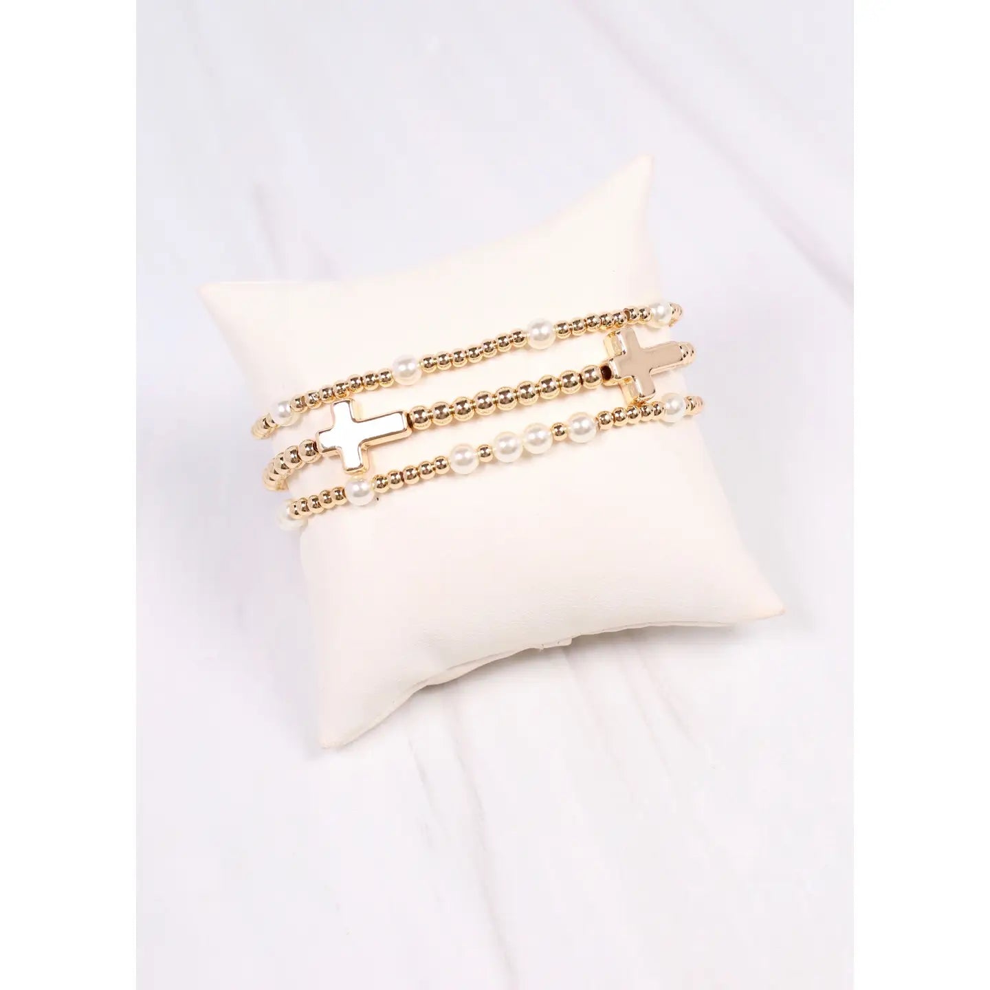Mena Cross Bracelet Set