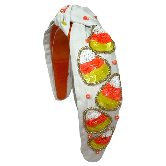 Sequin Candy Corn Headband