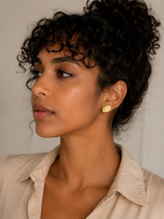 Football Post Earrings