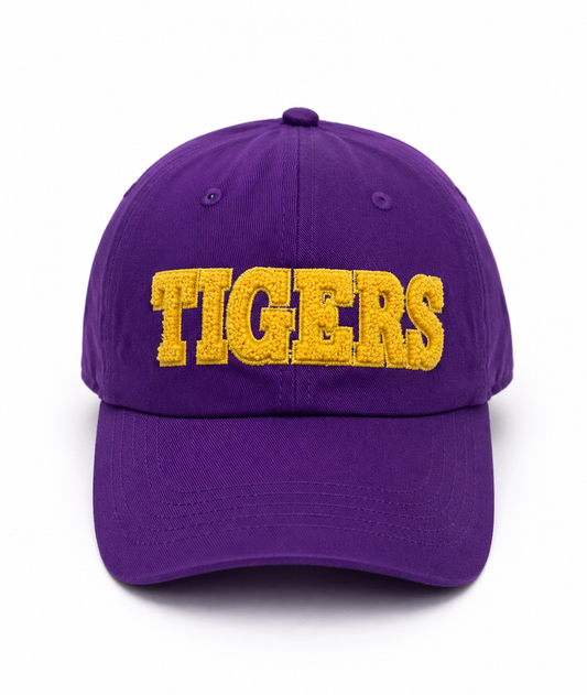 Purple Tigers Chenille Hat