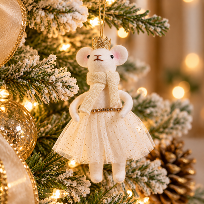 Crowned Christmas Mouse