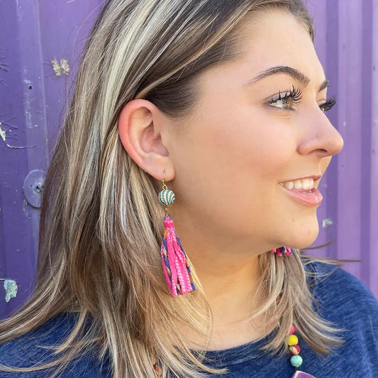 Dangling Tassel Earrings