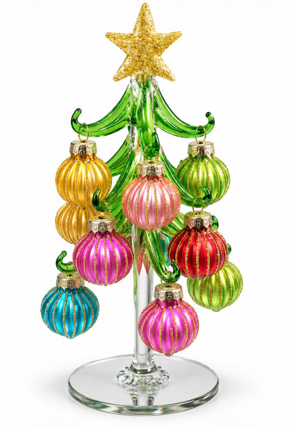 Handmade Glass Ornament Tree