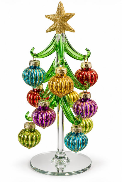 Handmade Glass Ornament Tree