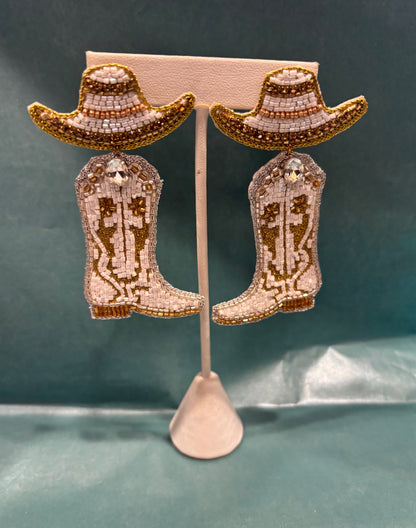 (Pre-Order) Cowgirl Boot Earrings