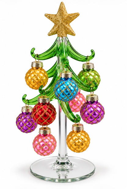 Handmade Glass Ornament Tree