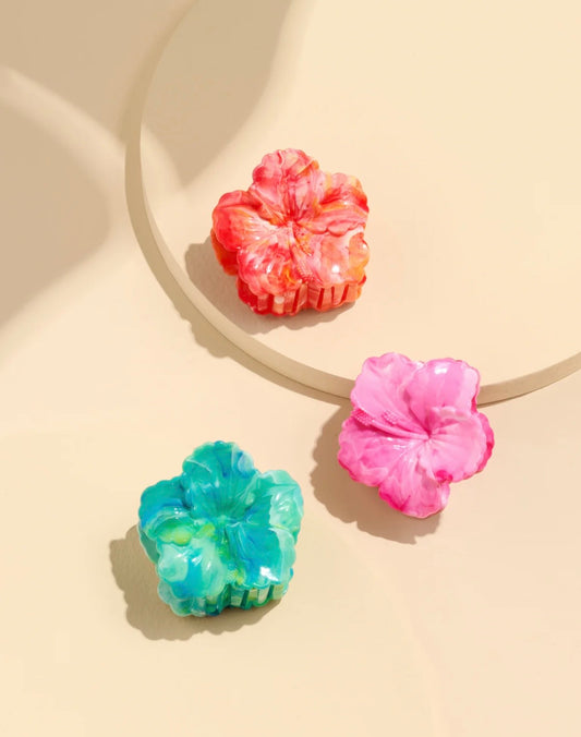 Hibiscus Claw Clip