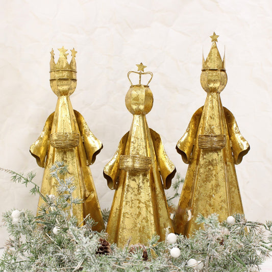 Wisemen Gold Leafed Set/3