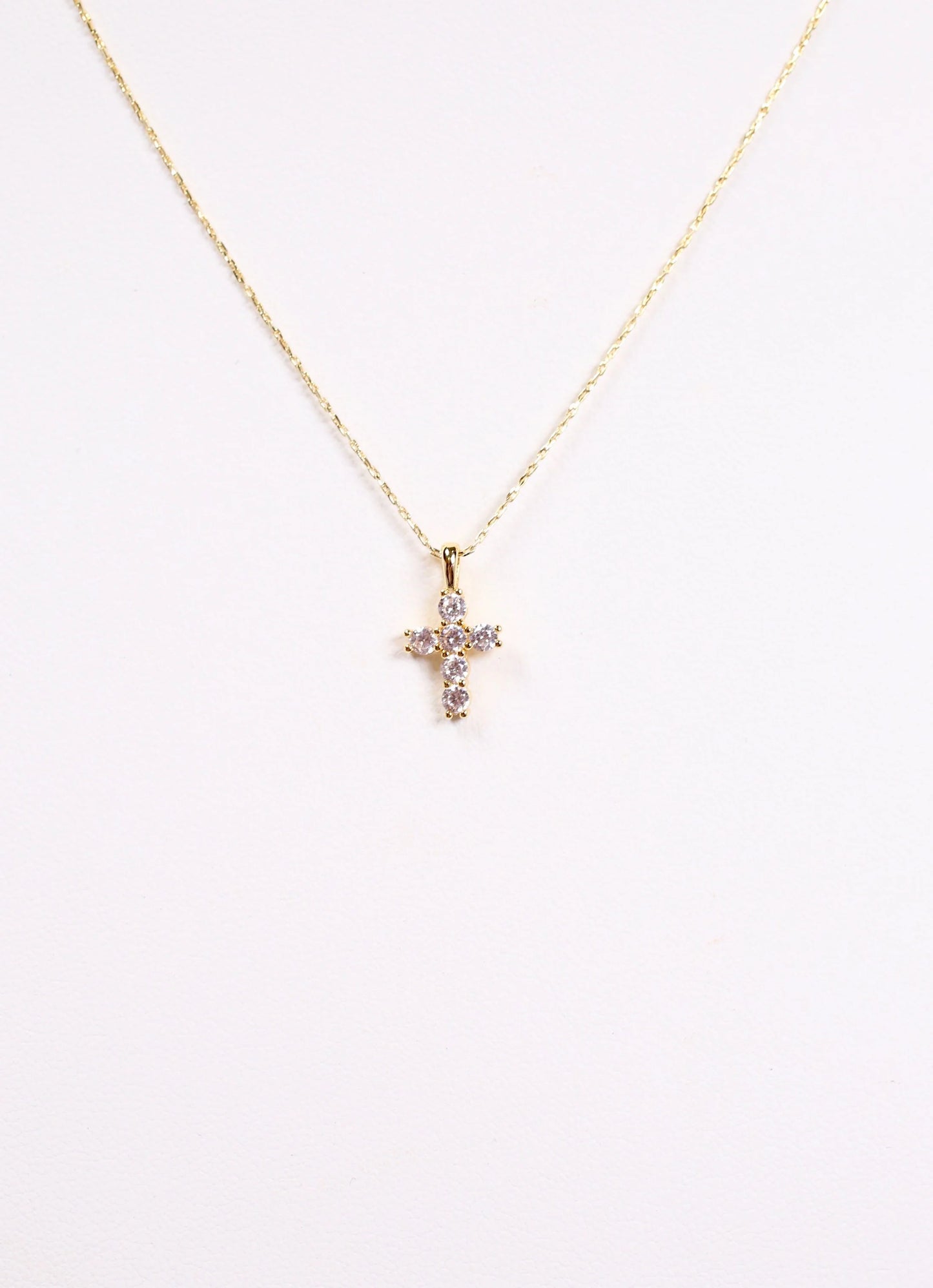 Kitty Cross Necklace