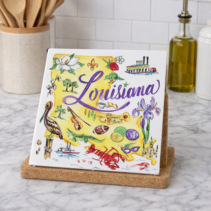 Louisiana 8" Ceramic Trivet