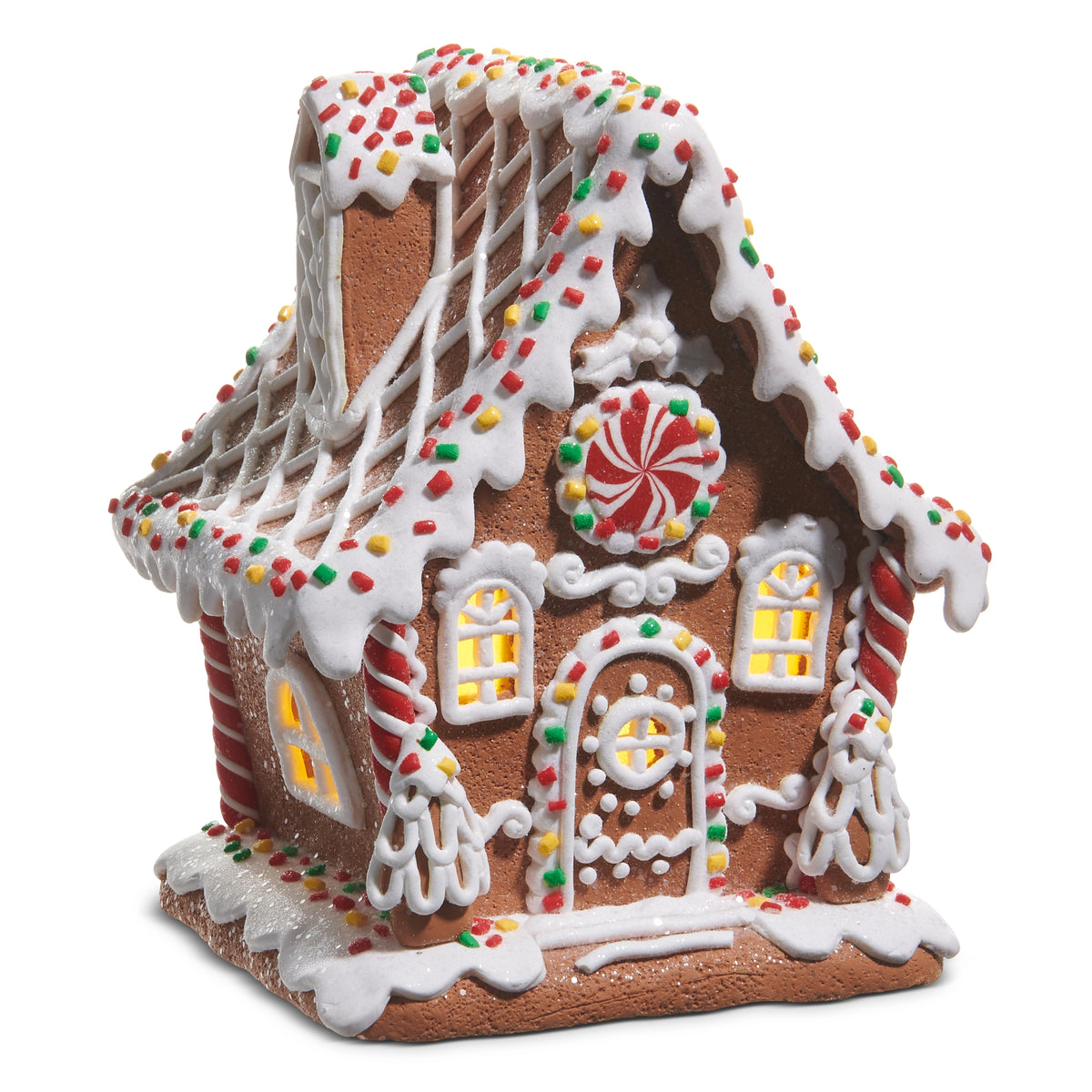 Lighted Sprinkle Gingerbread House