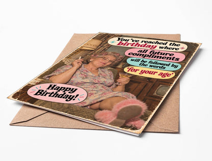 For Your Age Birthday Card