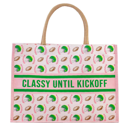 “Classy Until Kickoff” Tote