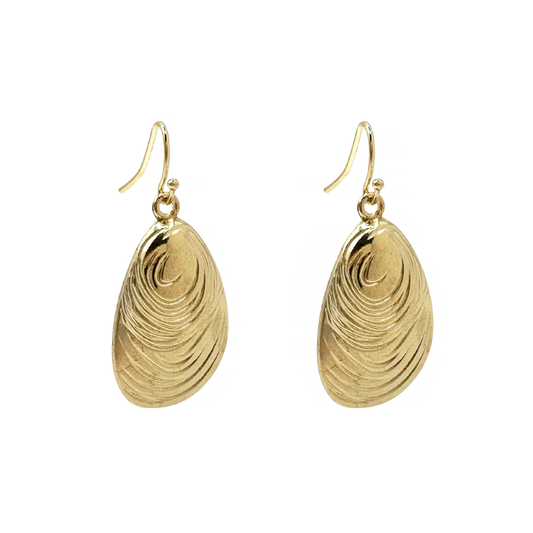 Oyster French Hook Earrings
