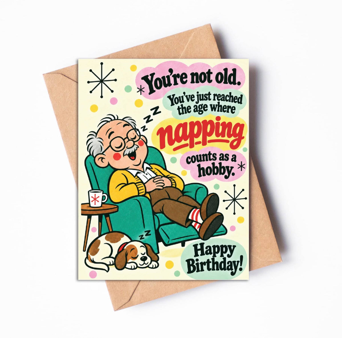 Napping Is a Hobby Birthday Card
