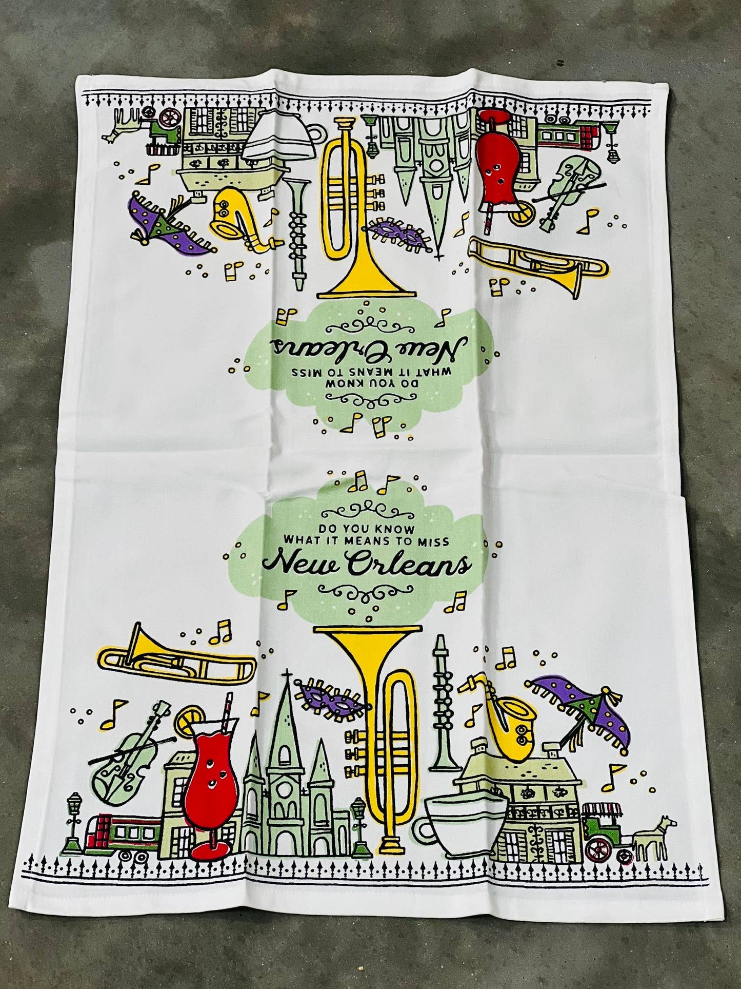 “…To Miss New Orleans” Kitchen Towel
