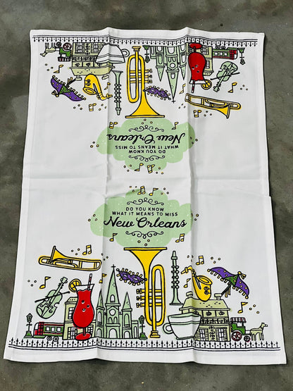 “…To Miss New Orleans” Kitchen Towel