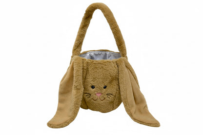 Furry Bunny Easter Egg Basket