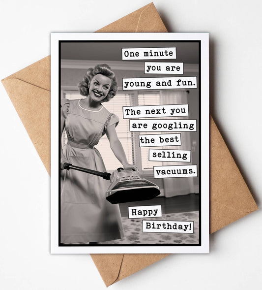 Best-Selling Vacuums Birthday Card