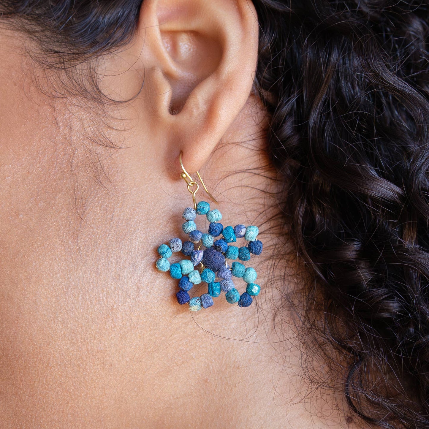 Kantha Fleur Earrings