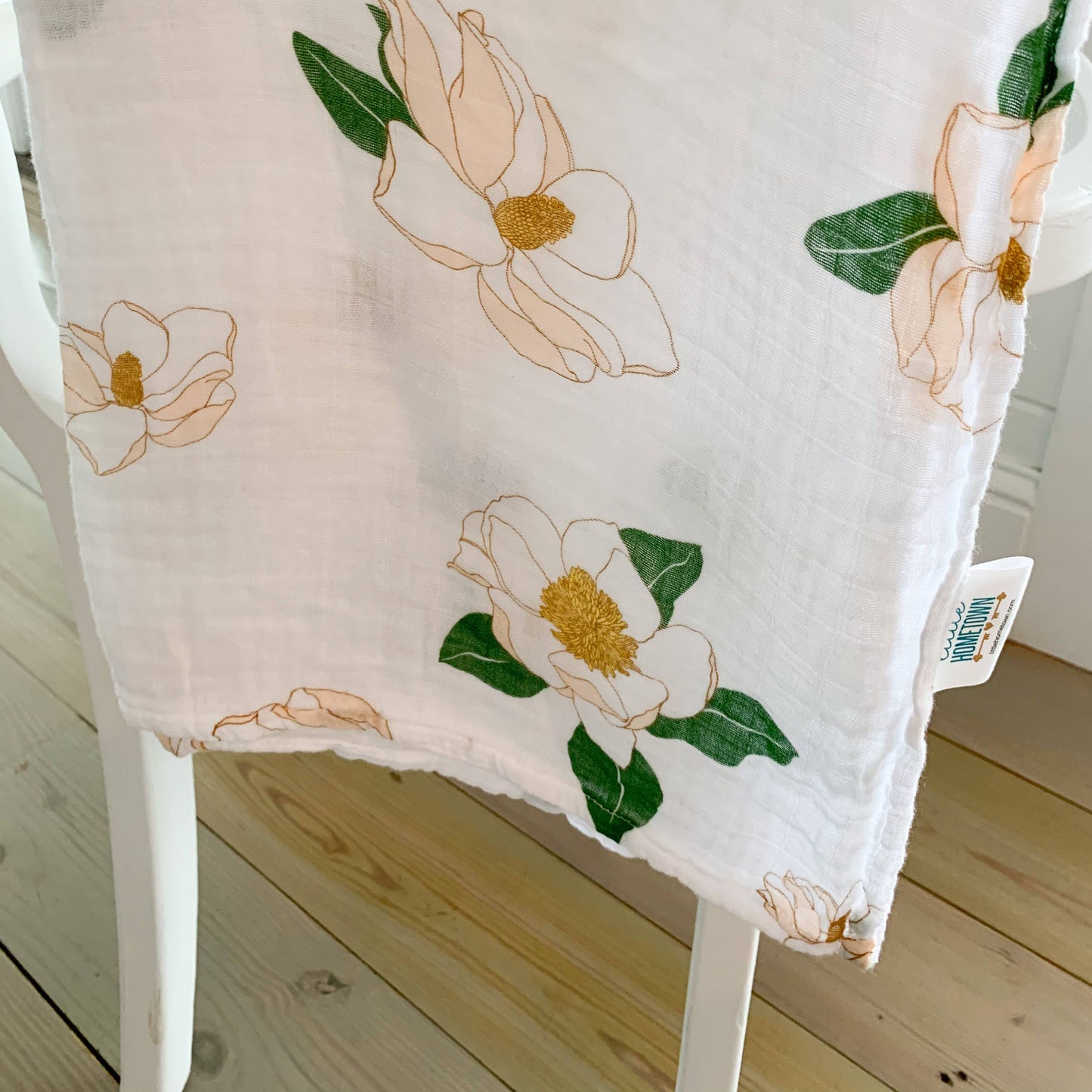 Magnolia Unisex Swaddle Blanket